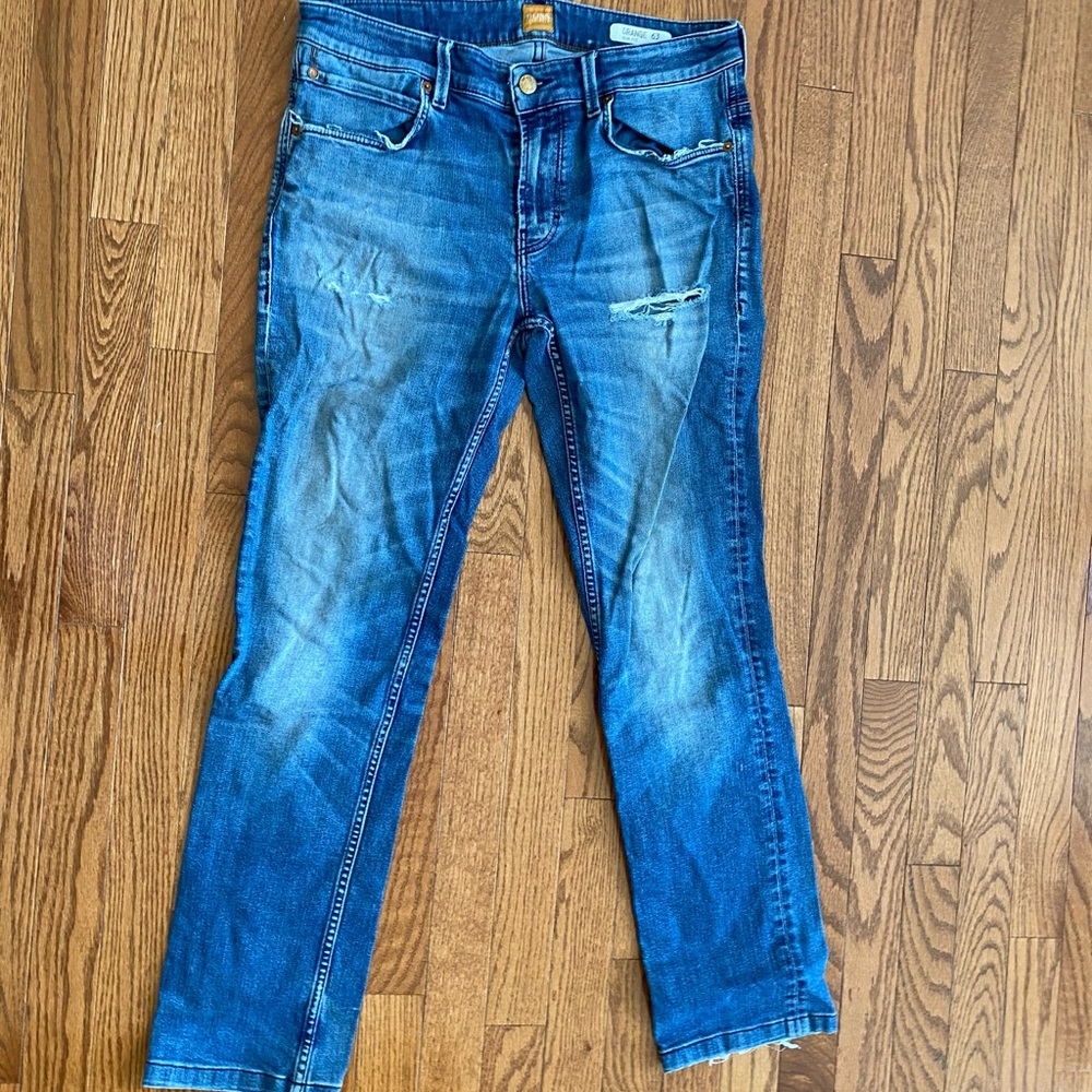 Hugo Boss Ripped Jeans